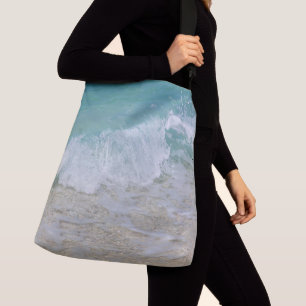 Tropical Shoreline Bliss #1 #ocean #wall #art Crossbody Bag