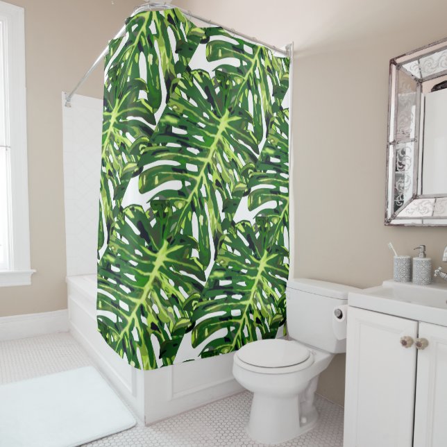 Tropical Shower Curtain (In Situ)