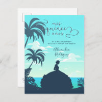 Tropical Silhouette Quinceanera