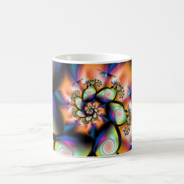 Tropical Smoothie Fractal Coffee Mug (Center)