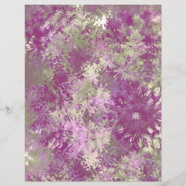 Tropical Snowflakes Collage Collection Page #8 (Front)