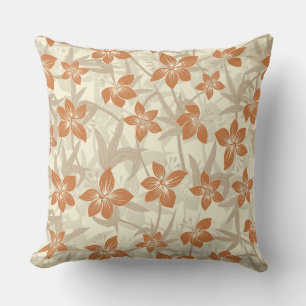 Tropical Spa Coordinates- Lily Bamboo Reversible Throw Pillow