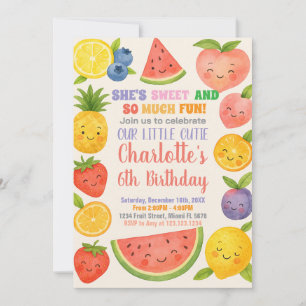 Tropical Splash Birthday Invitation