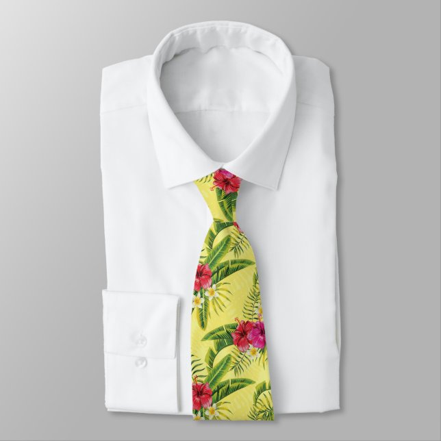 Tropical Splendour  Neck Tie (Tied)