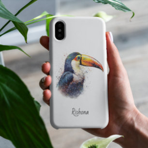 Tropical Splendour Toucan, custom iPhone 11 Pro Case
