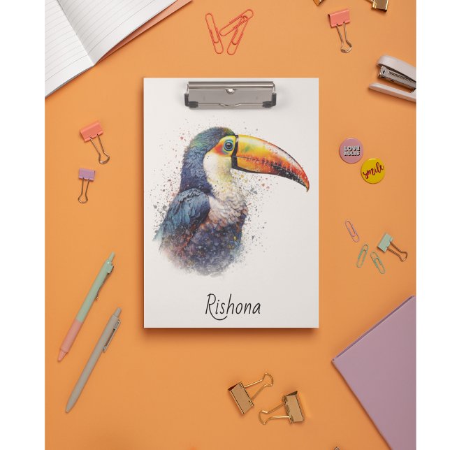 Tropical Splendour Toucan, custom Clipboard (Creator Uploaded)