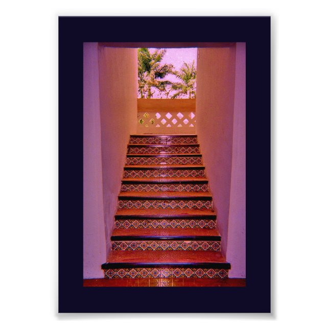Tropical Stairway Photo Print (Front)
