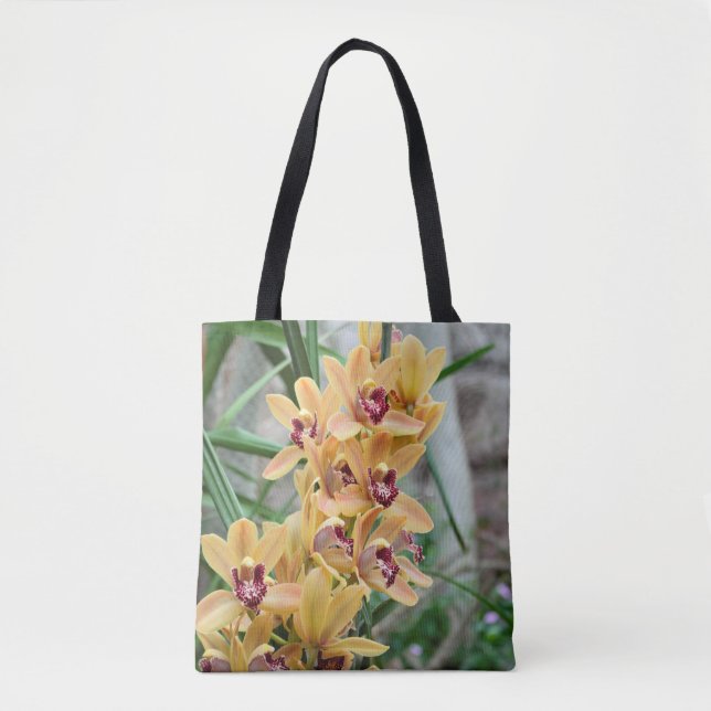 Tropical Star Orchids Tote Bag (Front)