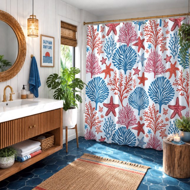 Tropical starfish and coral pattern (Creator Uploaded)