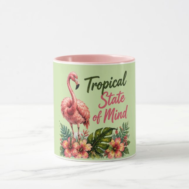 Tropical State of Mind Mug Green (Center)