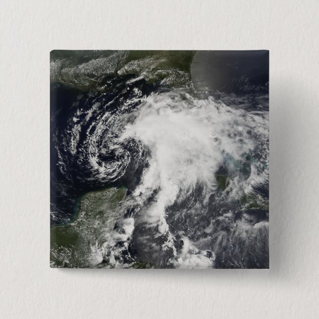 Tropical Storm Alberto 2 Inch Square Button (Front)