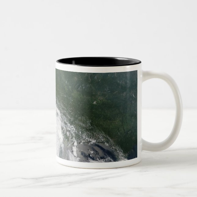 Tropical Storm Bertha Two-Tone Coffee Mug (Right)
