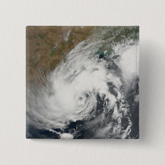 Tropical Storm Bijli 2 Inch Square Button (Front)