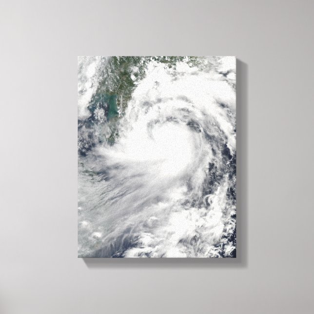 Tropical Storm Chanthu Canvas Print (Front)