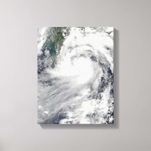 Tropical Storm Chanthu Canvas Print (Front)