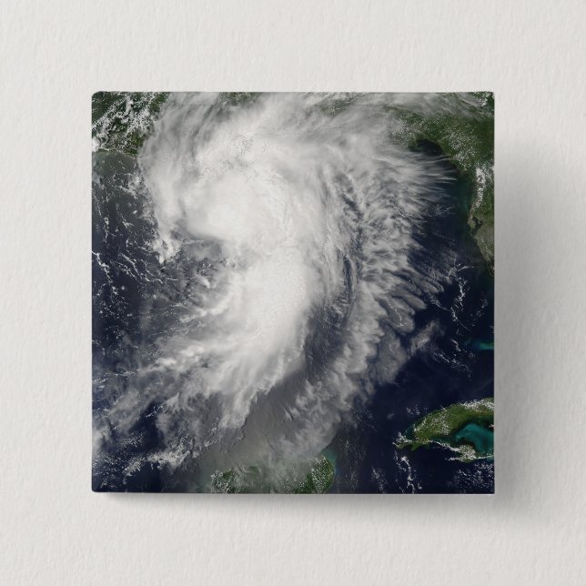 Tropical Storm Cindy 2 Inch Square Button (Front)