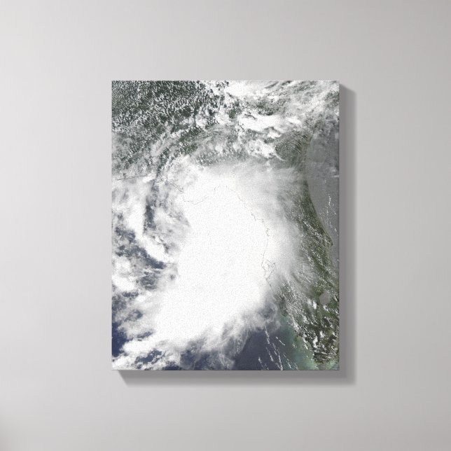 Tropical Storm Claudette Canvas Print (Front)