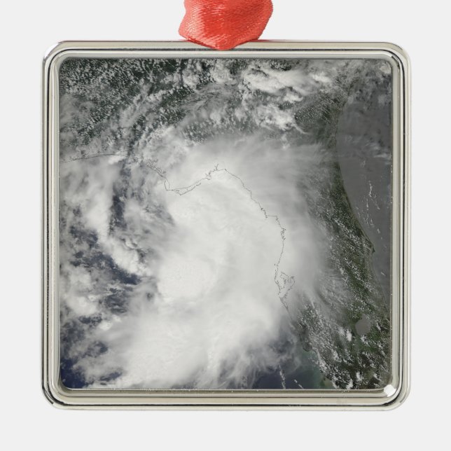 Tropical Storm Claudette Metal Ornament (Front)