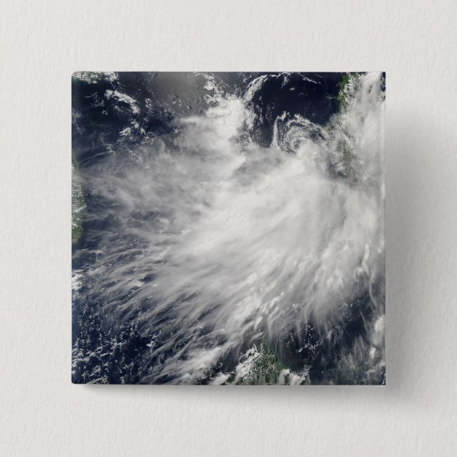 Tropical Storm Conson 2 Inch Square Button (Front)