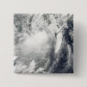 Tropical storm Conson approaching Vietnam 2 Inch Square Button