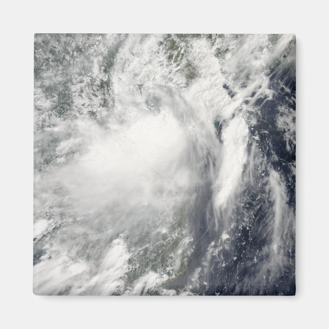 Tropical storm Conson approaching Vietnam Magnet (Front)