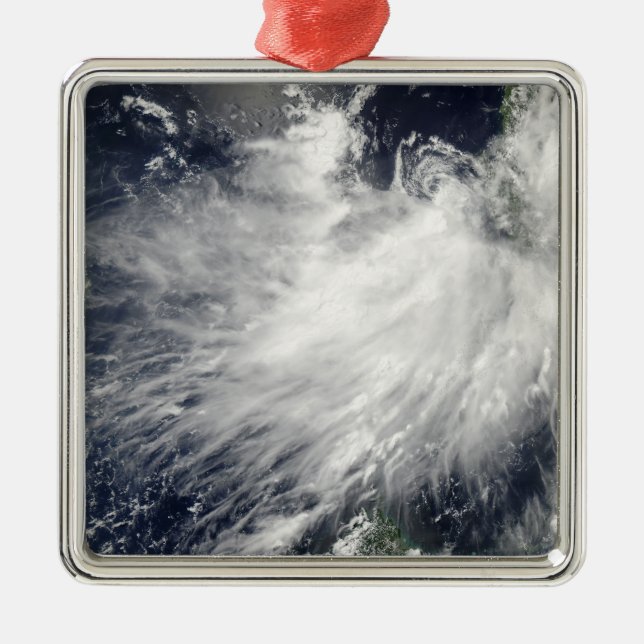 Tropical Storm Conson Metal Ornament (Front)