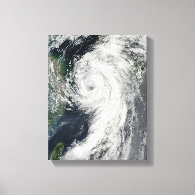 Tropical Storm Dianmu Canvas Print (Front)