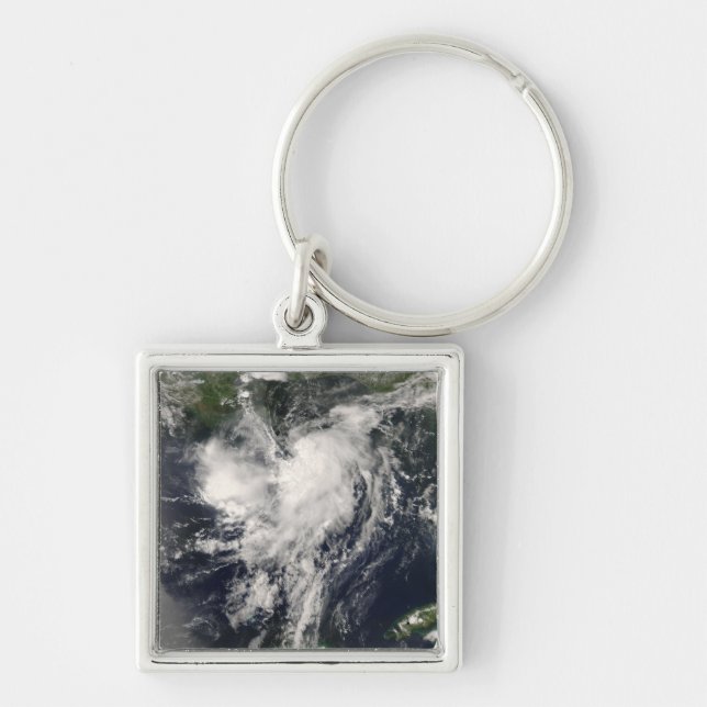 Tropical Storm Edouard Keychain (Front)