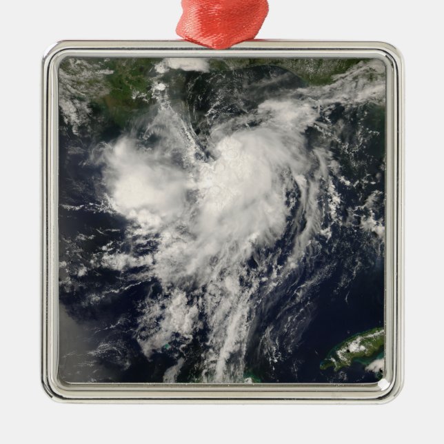 Tropical Storm Edouard Metal Ornament (Front)