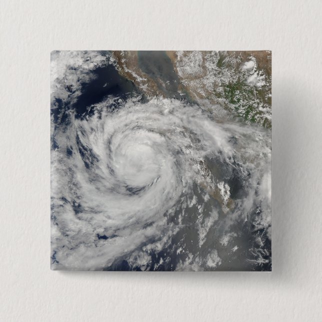 Tropical Storm Emilia 2 Inch Square Button (Front)