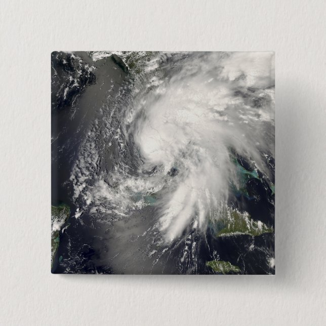 Tropical Storm Fay 2 Inch Square Button (Front)