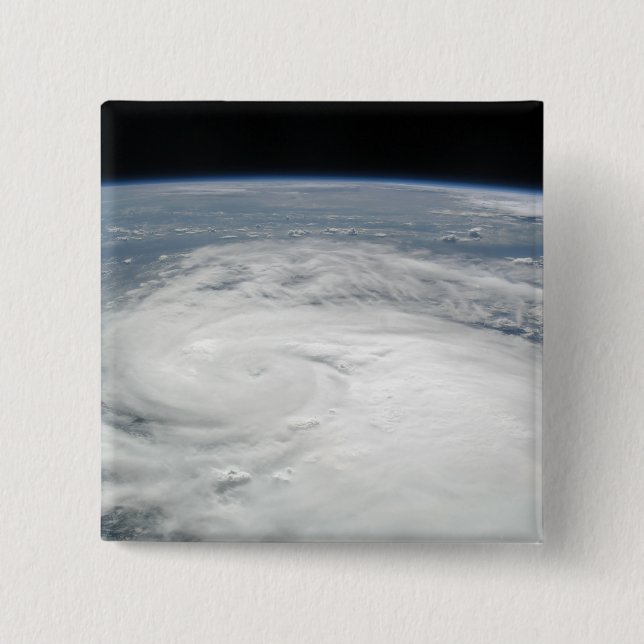 Tropical Storm Fay 6 2 Inch Square Button (Front)