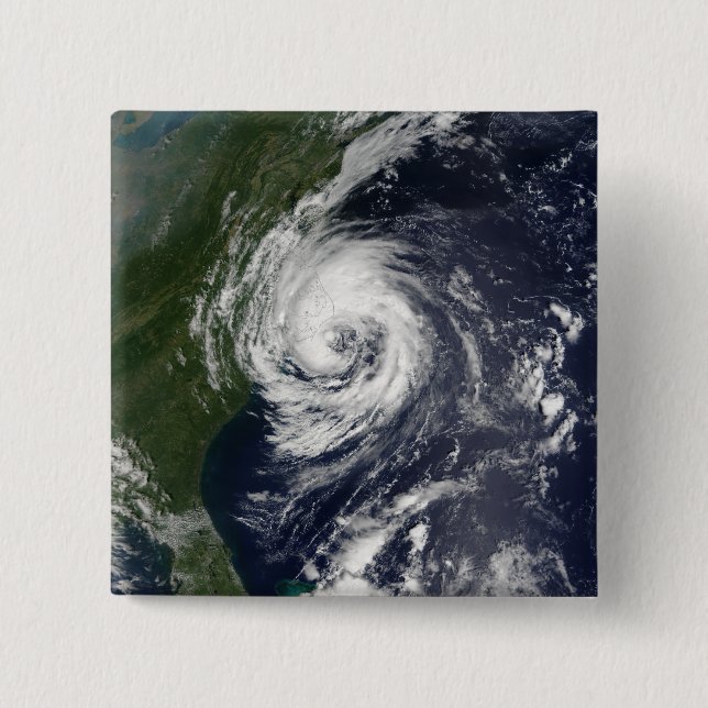 Tropical Storm Gustav 2 Inch Square Button (Front)