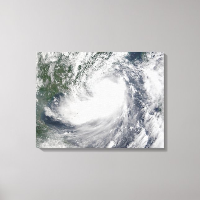 Tropical Storm Hagupit Canvas Print (Front)