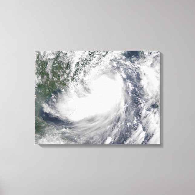 Tropical Storm Hagupit Canvas Print (Front)