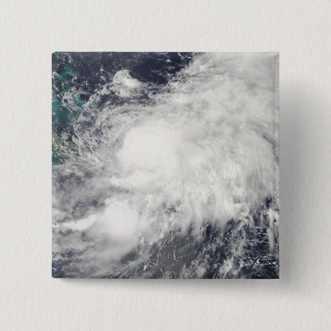 Tropical Storm Hanna 2 Inch Square Button (Front)