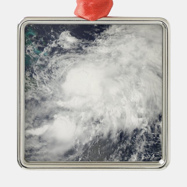 Tropical Storm Hanna Metal Ornament (Front)