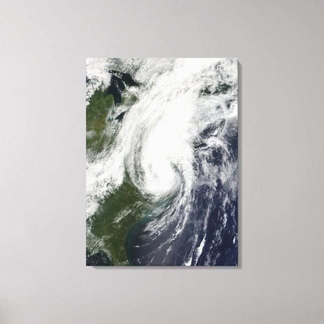 Tropical Storm Hanna over the East Coast 2 Canvas Print (Front)