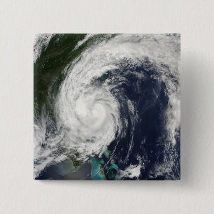 Tropical Storm Hanna over the East Coast 2 Inch Square Button