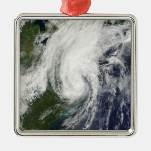 Tropical Storm Hanna over the East Coast 2 Metal Ornament