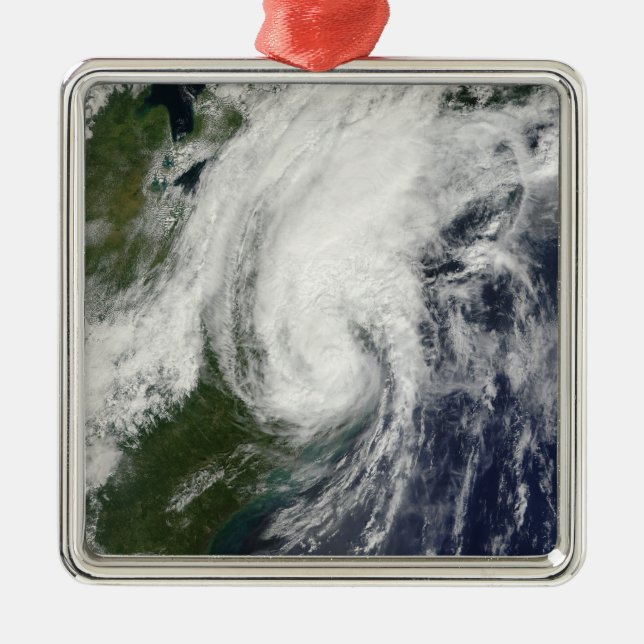Tropical Storm Hanna over the East Coast 2 Metal Ornament (Front)
