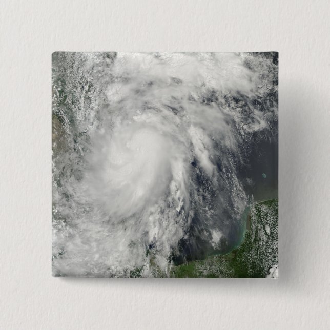 Tropical Storm Hermine in the Gulf of Mexico 2 Inch Square Button (Front)
