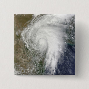 Tropical Storm Hermine over Texas 2 Inch Square Button