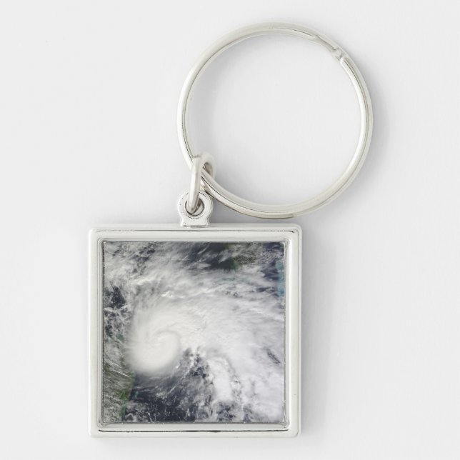 Tropical Storm Ida in the Caribbean Sea 2 Keychain (Front)