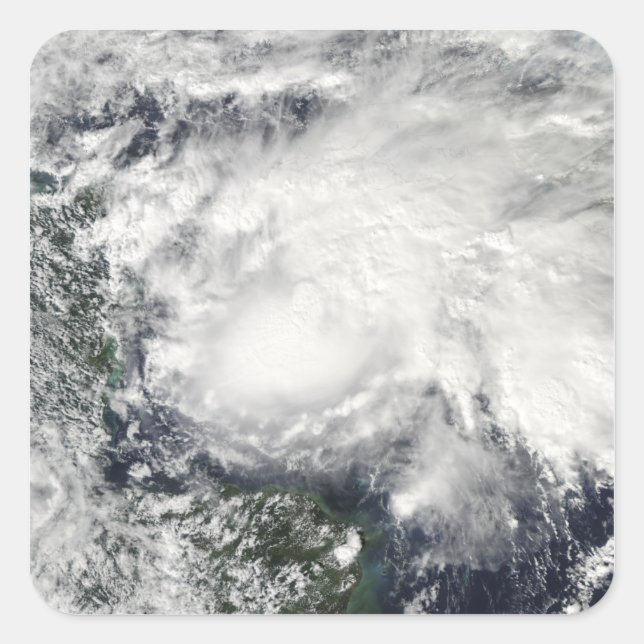 Tropical Storm Ida in the Caribbean Sea Square Sticker (Front)