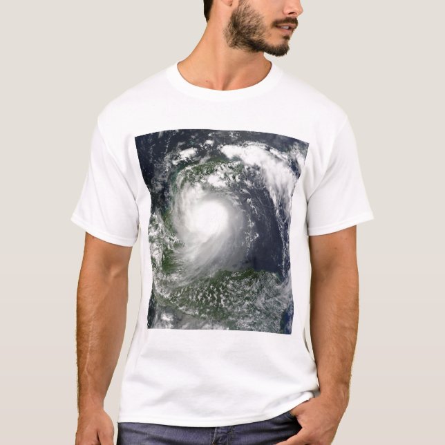 Tropical Storm Karl over the Yucatan Peninsula T-Shirt (Front)