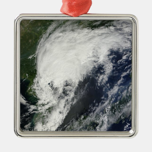 Tropical Storm Kompasu Metal Ornament (Front)