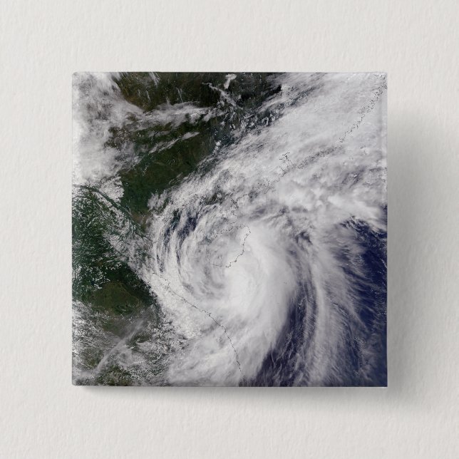 Tropical Storm Mekkhala 2 Inch Square Button (Front)