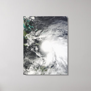 Tropical Storm Noel over Haiti Canvas Print