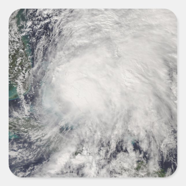 Tropical Storm Noel over the Bahamas Square Sticker (Front)